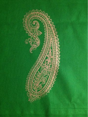 green paisley Indian Motifs, Tie Dye Crafts, Paisley Art, Chinoiserie Wallpaper, Embroidery Motifs, Handwork Embroidery Design, Flower Coloring Pages, Decoration Inspiration, Pattern And Decoration