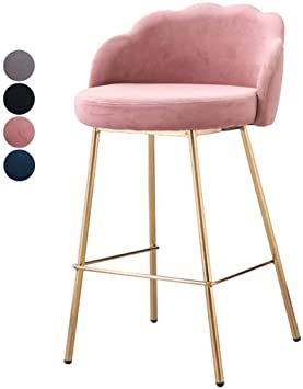 Barstools Modern, Kitchen Breakfast Bar Stools, Bed Tables, Velvet Stool, Kursi Bar, Round Dining Table Sets, Counter Chair, Dining Table Sets, Coffee Shop Bar