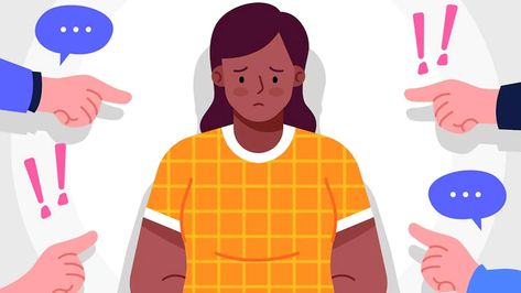 Body Shaming: How It Affects One’s Mental Health || It is said that beauty is what the eyes see but can people judge someone based on their appearance? https://www.onlymyhealth.com/effect-of-body-shaming-on-mental-health-1673006146 Empathy Maps, Ui Patterns, Art Appliqué, Creative Instagram Photo Ideas, Good Notes, Young Woman, Skin Color, Cambridge, Graphic Illustration