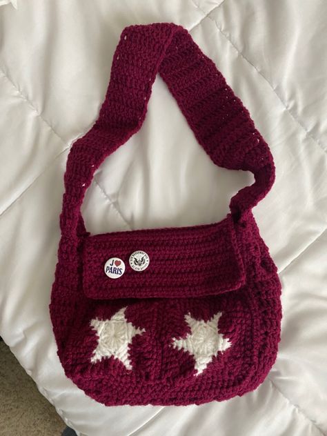 Crochet Luxury, Crochet Messenger Bag, Diy Granny Square, Autumn Crochet, Crochet Fairy, Crochet Shop, Crochet Business, Crochet Design Pattern, Kawaii Crochet