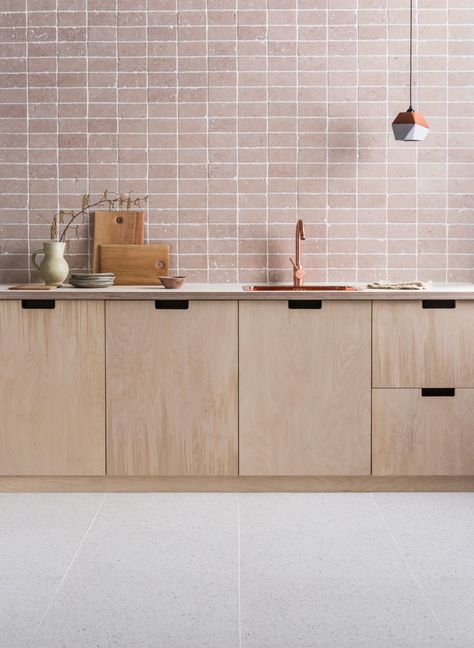 Mimica Terrazzo Mono Matt Porcelain Tiles | Mandarin Stone Modern Kitchen Backsplash, Mandarin Stone, Plywood Kitchen, Kitchen Marble, Wooden Cabinets, Updated Kitchen, Kitchen Tiles, Cheap Home Decor, Kitchen Backsplash