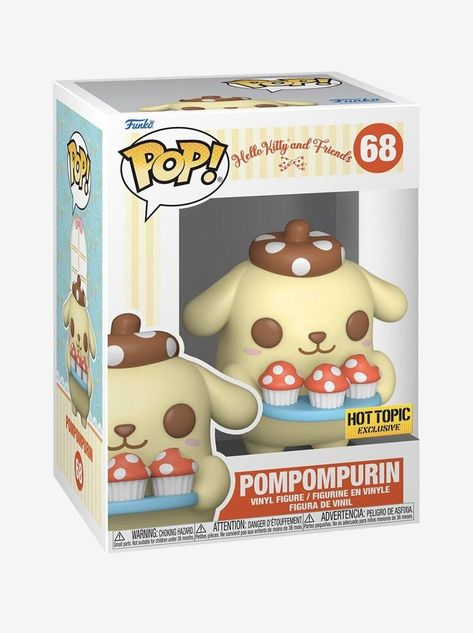 Funko Pop! Hello Kitty And Friends Pompompurin #68 Hot Topic Exclusive Игрушки Funko Pop, Funko Pop Dolls, Funk Pop, Charmmy Kitty, Funko Pop Toys, Funko Pop Collection, Pop Dolls, Hello Kitty And Friends, Pop Toys