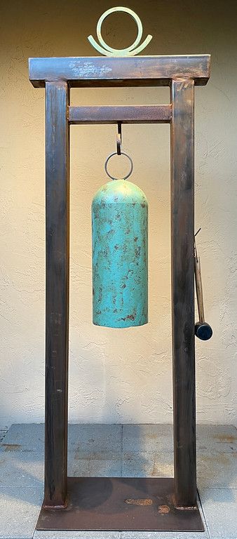 Sold Sculptures ( Scroll down for all pieces ) - Jeff Owen - Fine Art Lawn Sculpture, Pond Build, Garden Bells, Windmill Art, Outdoor Metal Art, Wood Fence Design, Ceramic Lantern, Japanese Garden Design, Metal Sculptures