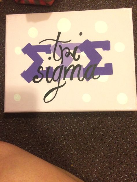 Sigma Sigma Sigma Canvas, Tri Sigma Paintings, Tri Sigma Canvas, Sorority Canvas Paintings, Sorority Paintings, Sorority Canvases, Big Little Canvas, Sigma Art, Name Paintings