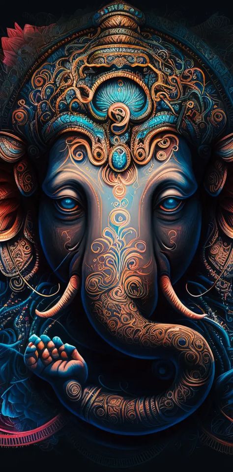 Lord Ganesh Wallpaper, Ganesh Ji Photo, Jay Ganesh, Ganesha Art Illustration, Ganpati Photo Hd, Lucky Wallpaper, Pictures Of Shiva, Baby Ganesha, Elephant God