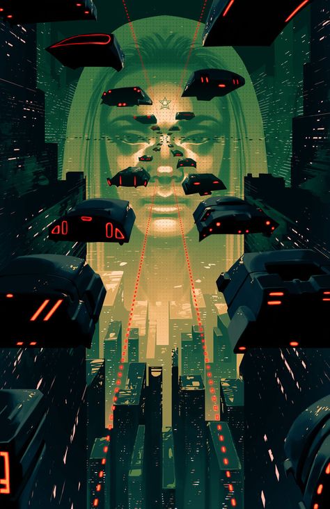 Futura is a series of illustrations of near-future, technology-driven worlds. Futurism Art, Science Fiction Illustration, Psy Art, New Retro Wave, Cyberpunk Aesthetic, Arte Cyberpunk, Retro Waves, Futuristic City, Science Fiction Art