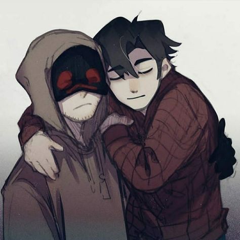 Masky X Hoodie Matching Pfp, Hoodie X Masky, Masky X Hoodie, Proxy Creepypasta, Jack The Killer, Slenderman Proxy, Creepypasta Masky, Creepypasta Wallpaper, All Creepypasta Characters