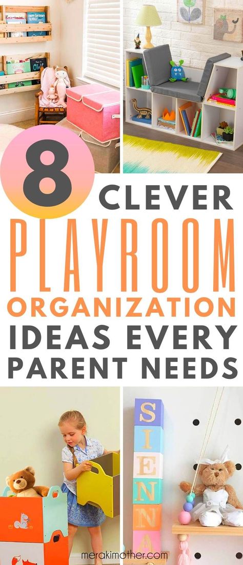 Organizing toys may feel like a huge challenge but these life hacks are excellent to help you organize play spaces. Find the best playroom organization ideas for your home. 8 Brilliant playroom storage ideas to keep kids toys always in place. #playroom #organization #organizationideas #homeorganization #kidsroom #kidsorganization #organizedhome #toyorganization Best Playroom, Toy Storage Furniture, Lego Table With Storage, Playroom Storage Ideas, Organization Playroom, Playroom Organization Ideas, Family Management, Trofast Ikea, Bedroom Organisation