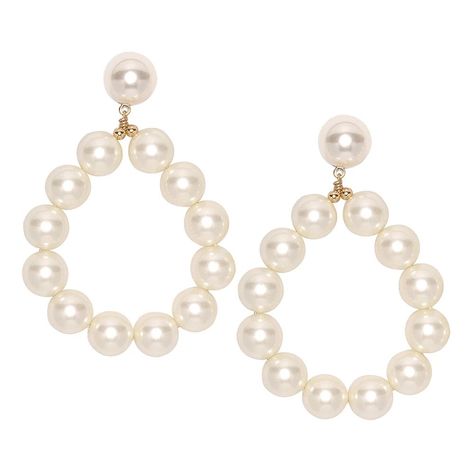 6d3a1e06d6a06349436bc054313b648cdesc36805281ri Pearls Jewelry Diy, Dramatic Earrings, Beige Earrings, Beads For Sale, Baroque Pearl Necklace, Beaded Anklets, White Jewelry, Beaded Jewelry Diy, Pierced Earrings