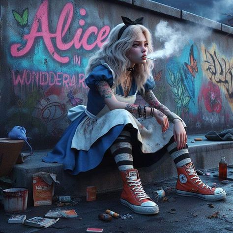 Dark Alice In Wonderland Art, Dark Disney Art, Alice In Wonderland Fanart, Dark Alice In Wonderland, Wonderland Artwork, Alice And Wonderland Quotes, Dark Disney, Wonderland Quotes, 판타지 아트