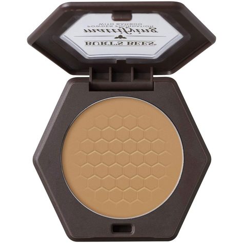 Burt's Bees Mattifying Powder Burts Bees Makeup, Bee Makeup, Mattifying Powder, Natural Face Cream, Tan Skin Tone, Makeup Blending, Lightweight Foundation, Mineral Makeup, Matte Powder