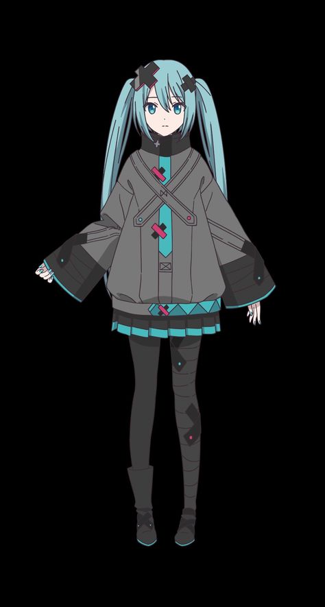 Miku Expo Outfit, Hatsune Miku Clothes, Blue Vocaloid, Miku Clothes, Pjsk Outfits, Miku Designs, Miku Design, Vocaloid Outfits, Best Cosplay Ever