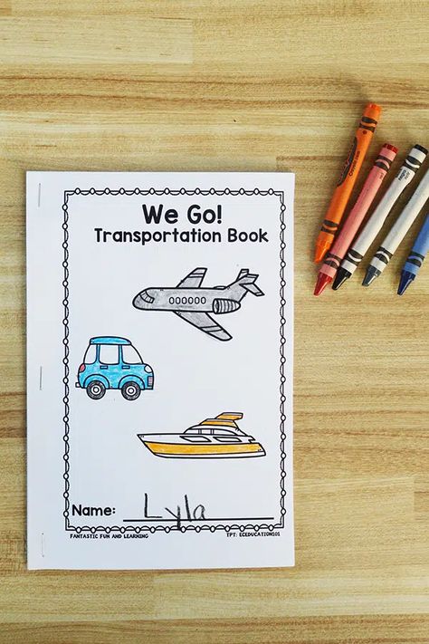 Free Printable Transportation Emergent Reader - Fantastic Fun & Learning Emergent Readers Free, Preschool Transportation Crafts, Transportation Preschool Activities, Transportation Theme Preschool, Practice Sight Words, Transportation Unit, Transportation For Kids, Transportation Activities, Early Childhood Special Education