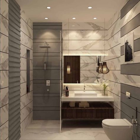 Toilet Tiles Design, Latest Bathroom Tiles Design, Washroom Tiles Design, Beautiful Small Bathroom Designs, Latest Bathroom Tiles, Bathroom Tiles Design, Bathroom Inspo Interior Design, Bathroom Wall Tile Design, Beautiful Small Bathrooms