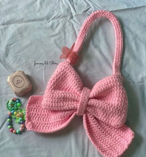 Another 🎀 bag for my pookie... #crochetbow #crochetbowbag #crochetlove #crochetgifts #crochetbag #crochetpink #custombag #customizegift #giftideas Crochet Sack, Lunch Sack, My Pookie, Sack Lunch, Crochet Bows, Crochet Gifts, Custom Bags, Crochet Bag, Customized Gifts