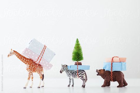 Plastic Animal Crafts, African Christmas, Dinosaur Photo, Toy Animals, Creative Gift Wrapping, Holiday Sparkle, Beauty Design, Plastic Animals, Animal Crafts