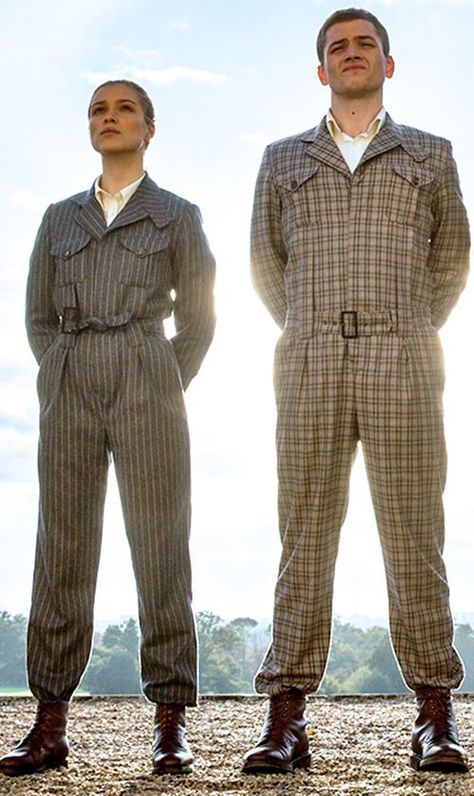 siren suit, romper, one-piece suit, boilersuit Kingsman Costume, Kingsman Style, Kingsman Suits, Punk Man, Mens Overalls, Taron Egerton, Boiler Suit, Fire Fits, Hello Friend