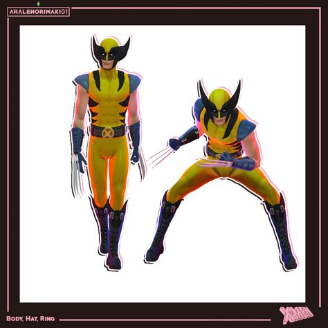 Wolverine (Classic '97) Wolverine Costume, The Wolverine, Shoulder Armor, Mens Halloween Costumes, Sims 4 Clothing, Sims Mods, Sims 4 Cc, Maxis Match, Sims 4 Mods