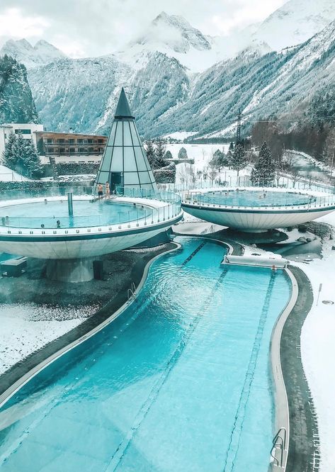 Aqua Dome | Tirol | Austria | Destination Deluxe Winter Resort, Luxury Boat, Thermal Spa, Austria Travel, Voyage Europe, Jules Verne, Destination Voyage, Innsbruck, Salzburg