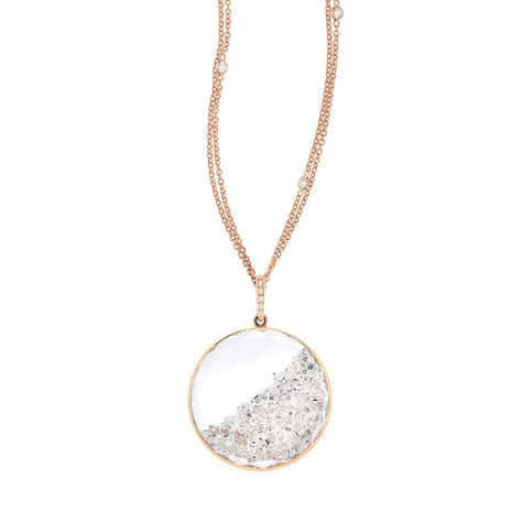 Moritz Glik Large Diamond Necklace In Rose Gold Baguette Diamonds, City Style, Big Boy, Baguette Diamond, October Birth Stone, White Sapphire, Gold Material, 18k Rose Gold, Necklace Designs