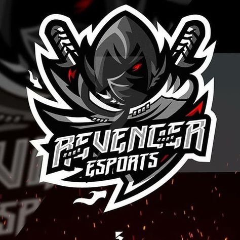 Gaming Logo Design, Ninja Logo, Sports Logo Inspiration, Team Logo Design, Esports Logo, Game Logo Design, Shadow Warrior, Gaming Logo, Logo Design Art