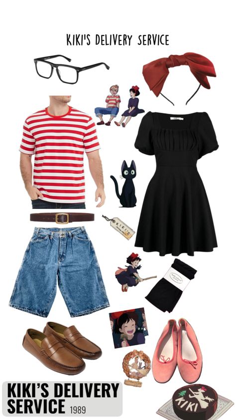 Halloween Costume Ideas Adult Costumes Diy, Couples Costumes Creative, Up Halloween Costumes, Carnaval Costume, Halloween Costumes For Teens Girls, Matching Halloween Costumes, Pretty Halloween Costumes, Cute Couple Halloween Costumes, Kiki's Delivery Service