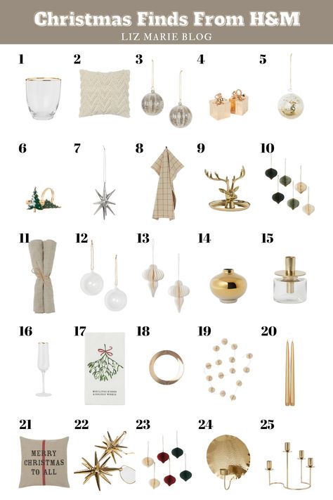 H&m Christmas Outfit, Hnm H&m Store, H M Home Decor H&m, H&m Home Vase, H&m Christmas, Liz Marie Blog, Liz Marie, H&m Home, Christmas D