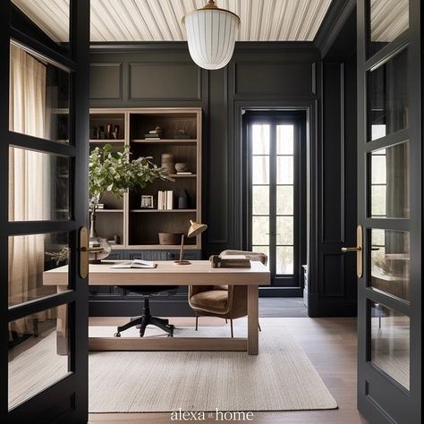 Moody Office, Lots Of Natural Light, Office Inspo, September 16, Home Office Setup, Home Office Space, Office Inspiration, My Office, Office Interior Design