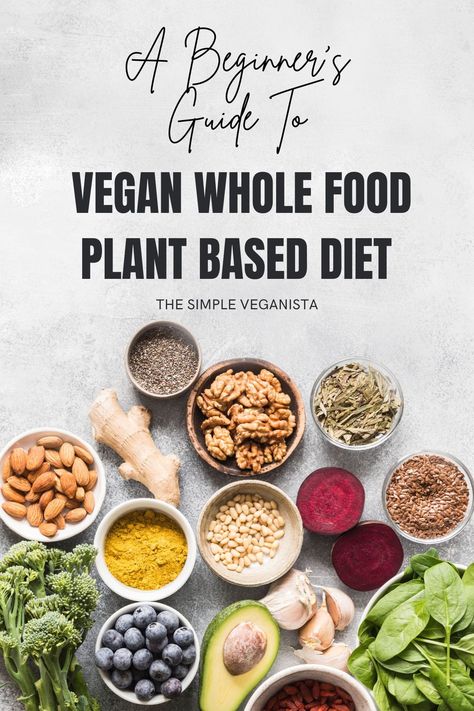 Plant Based Diet For Beginners, Diet Dessert Recipes, Simple Veganista, Beginners Recipes, Whole Food Plant Based Diet, Wfpb Diet, Whole Food Plant Based, Vegan Guide, Diet Guide