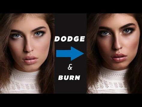 Simple Dodge & Burn Trick in Photoshop - Sculpting the Face by Dodging & Burning Dodge And Burn Photoshop, Photo Retouching Tutorial, Dodge And Burn, Adobe Tips, Photoshop Basics, Retouching Tutorial, Photoshop Video Tutorials, Photoshop Tutorial Typography, Photo Elements