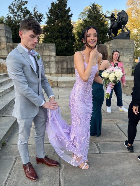 Purple Mermaid Prom Dress, Pretty Bridesmaid Dresses, Prom Couples, Mermaid Prom Dresses Lace, Purple Prom, Satin Homecoming Dress, Tulle Homecoming Dress, Pink Homecoming Dress, Purple Mermaid