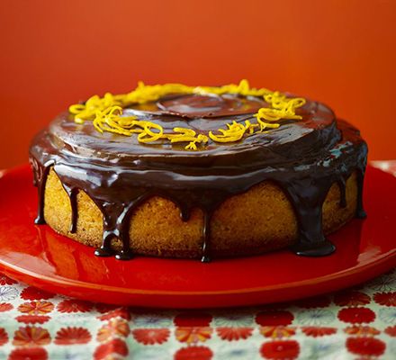 Give the classic flavour combo of chocolate orange even more wow factor in this cake with zingy jelly and luxurious chocolate ganache Giant Jaffa Cake, Jaffa Cake, Bbc Good Food, Bbc Good Food Recipes, Orange Cake, Chocolate Orange, Round Cakes, Cake Ingredients, Marzipan