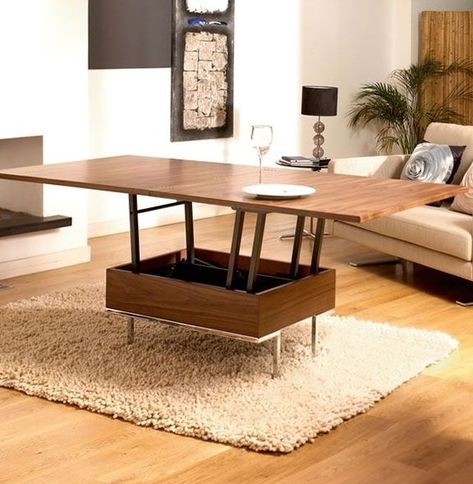 50+ Amazing Convertible Coffee Table to Dining Table - Up to 70% Off - Visual Hunt Convertible Coffee Table, Convertible Table, Convertible Furniture, Eames Chairs, Large Dining Table, Walnut Coffee Table, Chairs Dining, Small Space Solutions, Coffee Table To Dining Table