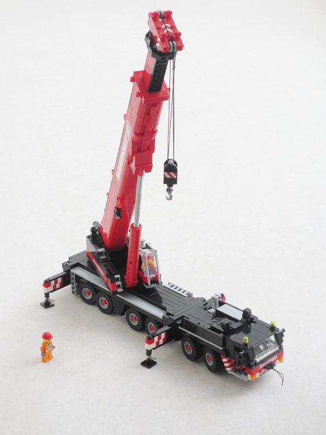 Mammoet Liebherr LTM-1350 mobile crane | When I set out to b… | Flickr Lego Crane, Mobile Crane, Crane Truck, Lego Truck, Lego Modular, Truck Cranes, Lego Stuff, Lego Cars, Big Rigs