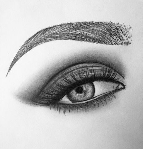 Pencil drawing of an eye. Drawing Profile, Drawing Of An Eye, Drawing Perspective, Double Image, Scratchboard Art, Practice Drawing, Art And Craft Videos, Art Drawings Sketches Pencil, Creative Painting