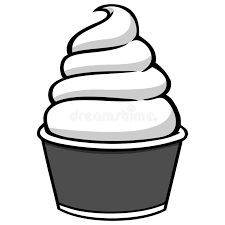 Ice Cream In A Cup Drawing, Ice Cream Cup Illustration, Ice Cream Vector Illustration, How To Draw Whipped Cream, Ice Cream Cup Drawing, Whipped Cream Drawing, Whipped Cream Illustration, Ice Cream Drawing, Drawing Cup