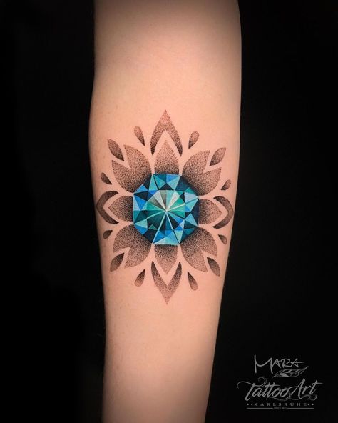 Killer Ink Limited on Instagram: “#Ornamental work by @mara_tattooart from @tattooartkarlsruhe using #killerinktattoo supplies! #maratattooart #tattooartkarlsruhe…” Diamond Tattoo Meaning, Black And Blue Tattoo, Diamond Tattoo Designs, Gem Tattoo, Bright Tattoos, Jewel Tattoo, Minimal Tattoo Design, Diamond Tattoos, Pokemon Tattoo