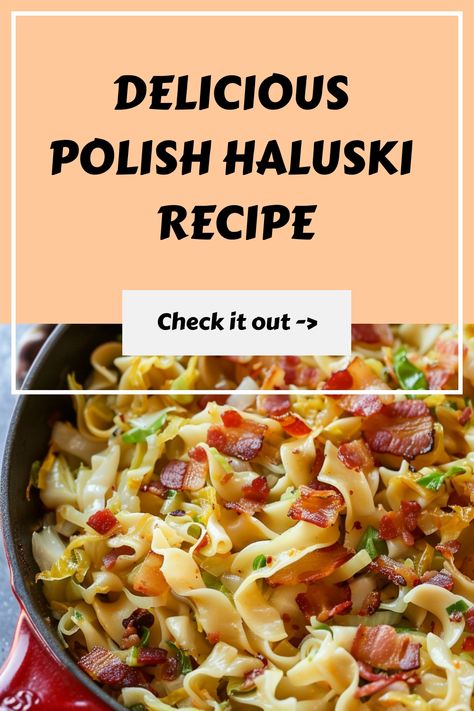 Polish Haluski, or Fried Cabbage and Noodles, is a comforting and easy-to-make dish. It’s perfect for a quick dinner or a family meal. Polish Haluski Recipe, Polish Haluski, Haluski Fried Cabbage And Noodles, Fried Cabbage And Noodles, Haluski Recipe, Polish Kitchen, Polish Dishes, Polish Pierogi, Kielbasa And Cabbage