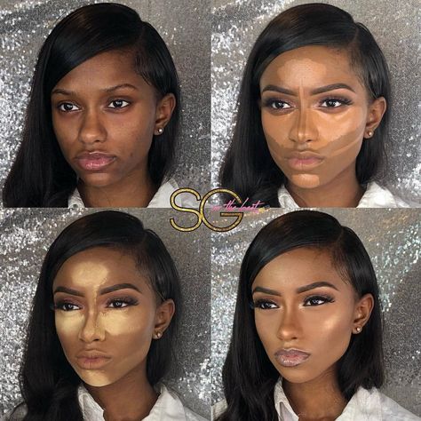 MUA & MAKEOVERS 💜 (@muaandmakeovers) • Instagram photos and videos Makeup Bar, Make Up Videos, Black Women Makeup, Gold Makeup, Black Makeup, Face Beat, Makeup Transformation, Women Makeup, Dark Skin Makeup