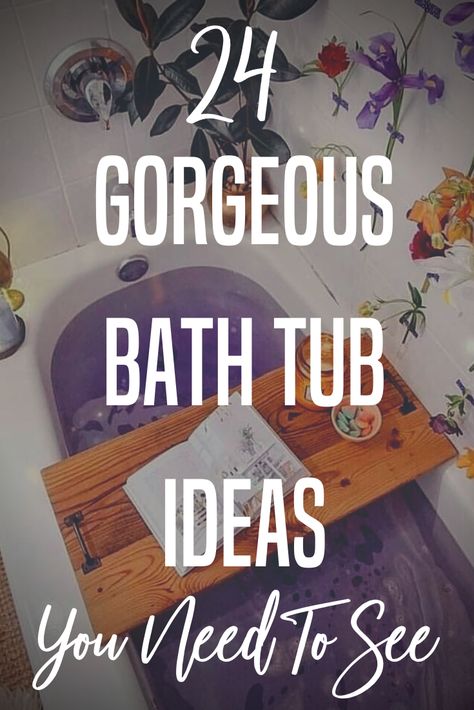 Big Tub Bathroom Ideas, Wall Around Bathtub, Zen Bath Tub Decor, Bathroom Tub Storage Ideas, Bathtub Set Up Ideas, Decorating Tub Area Master Bath, Decorate Jacuzzi Bathtub, Around Tub Decor Ideas, Garden Tub Decor Master Bath Farmhouse