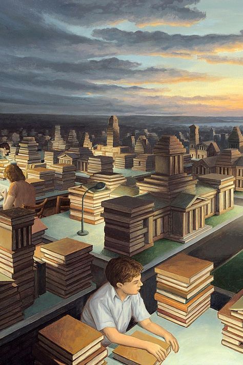 Robert Gonsalves, Rob Gonsalves, Optical Illusion Paintings, Illusion Paintings, Magical Realism, Arte Peculiar, Surreal Artwork, Magic Realism, Surrealism Painting