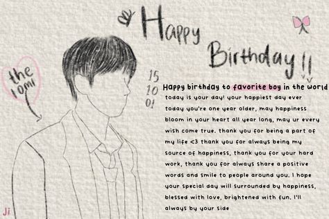 Birthday Letter To Your Boyfriend, Aesthetic Bday Card Ideas For Boyfriend, Happy Birthday Pict Bulol, Letter For Birthday Boyfriend, Cute Happy Birthday Cards For Boyfriend, Cute Birthday Letters For Boyfriend, Ayat Sweet Untuk Bf, Hbd Card Ideas, Bday Letter Ideas