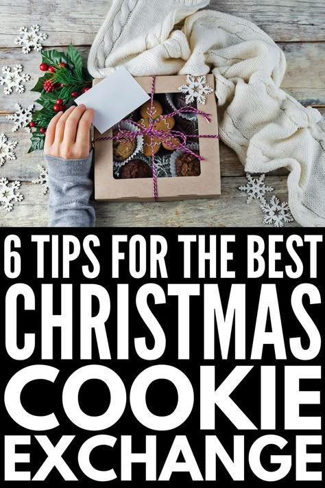 Hosting Christmas Cookie Baking Party, Host A Cookie Exchange Party, Cookie Swap Rules, Neighborhood Cookie Exchange, Easy Cookie Exchange Ideas, Hosting A Cookie Exchange Party, Cookie Exchange Party Games, Christmas Treat Exchange Ideas, Christmas Cookie Swap Party Ideas