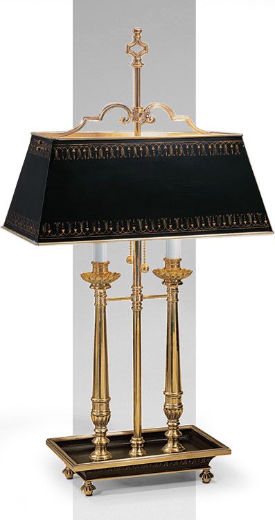 Table Lamp With Shade, High End Lamps, Elegant Table Lamps, Candlestick Lamps With Black Shades, Buffet Table Lamps Traditional, Southern Eclectic Decor, Gold Buffet Lamps, Empire Shade Table Lamp, Buffet Table Lamp Gold Black