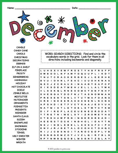 Free Printable December Word Search Holiday Word Search Printable, Christmas Wordsearch Free Printable, Xmas Worksheets For Kids, Winter Word Search Free Printable, December Word Search, Christmas Word Search Free Printable, December Worksheets, December Word, Scouting Activities