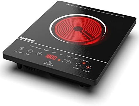 I got this to use outdoors when the weather is nice and the food is messy! works great for me! Portable Cooktop, Ceramic Cooktop, Single Burner, Hot Plates, Electric Cooktop, Kitchen Stove, Electric Stove, Hot Plate, Cooking Equipment