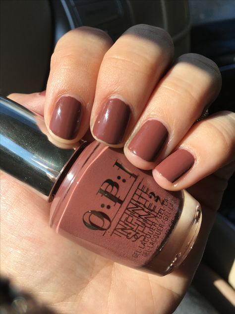 OPI Infinite Shine: Linger Over Coffee Opi Linger Over Coffee Gel, Opi I Sao Paulo Over There Gel, Linger Over Coffee Opi, Opi Coffee Nail Polish, Opi Autumn Colours, Opi Endless Sun-ner, Opi Linger Over Coffee, Opi Gel Fall Colors, Fall Nails Opi Gel