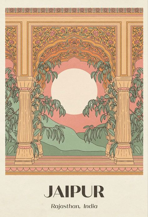 Color Theory Art, Graphic Poster Art, Picture Collage Wall, Tropical Art, Vintage Poster Art, Mural Wall Art, Picture Collage, Mural Art, Vintage Travel Posters