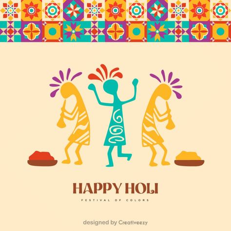 festive-holi-greetings-people-dance-play-instruments-amid-colorful-joy Rang Panchami, Play Instruments, Holi Greetings, People Dance, Holi Festival Of Colours, Image Transfers, People Dancing, Holi Festival, Color Festival