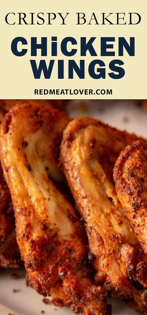 Crispy Baked Whole Chicken Wings, Whole Chicken Wings In The Oven Crispy, Oven Baked Whole Chicken Wings, Whole Wings In The Oven, Whole Chicken Wings In The Oven, Bake Crispy Chicken Wings, Wings Recipe Oven, Chicken Wings Recipe Oven, Oven Roasted Chicken Wings